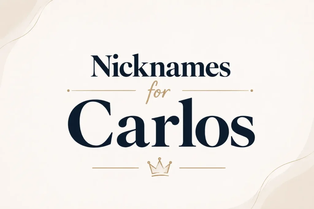 Nicknames for Carlos