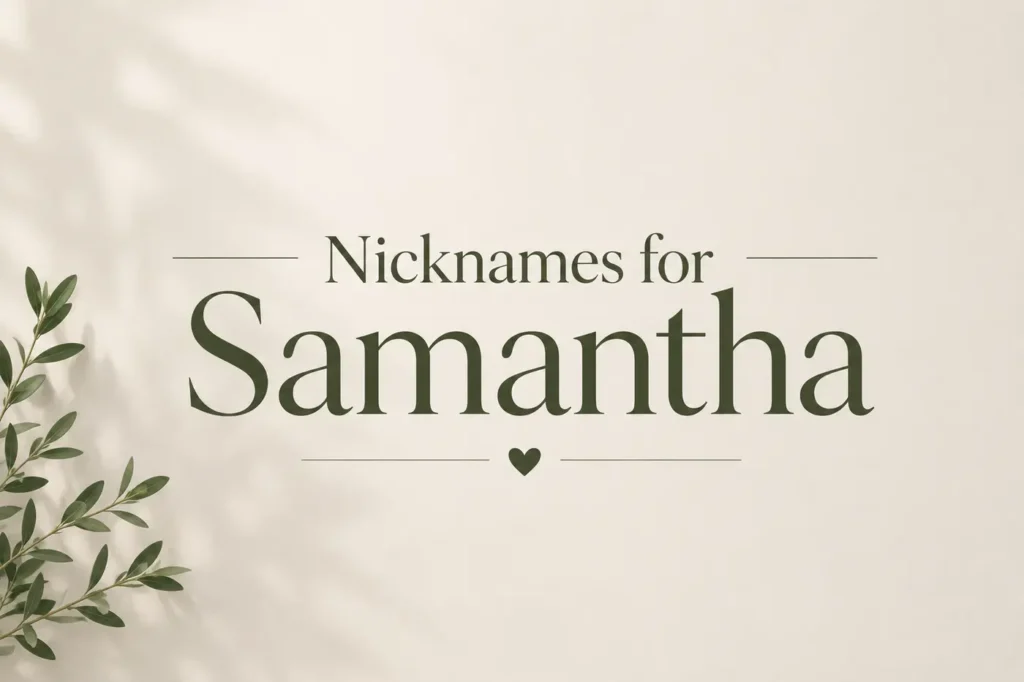 nicknames-for-samantha
