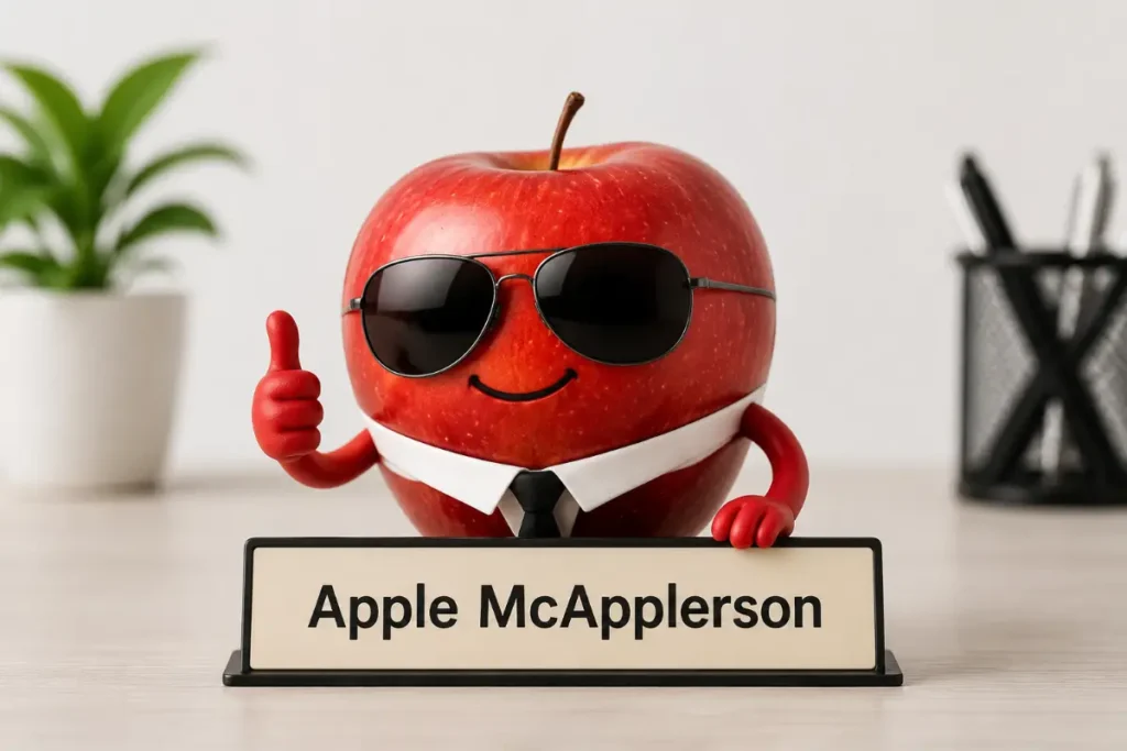 Classic Funny Apple Names