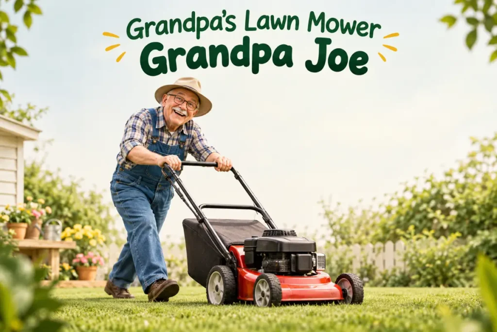 Funny Names for Grandpa's Lawn Mowing Tradition