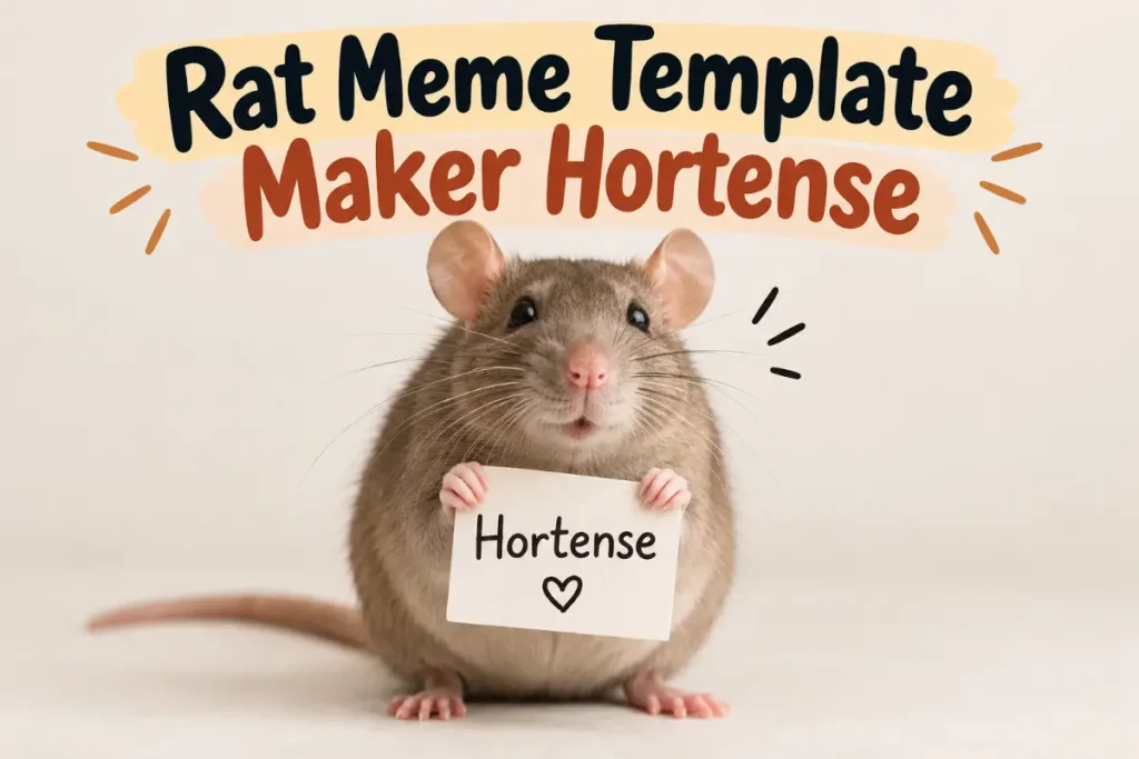 Quirky Names for Rat Video and Internet Meme Fans