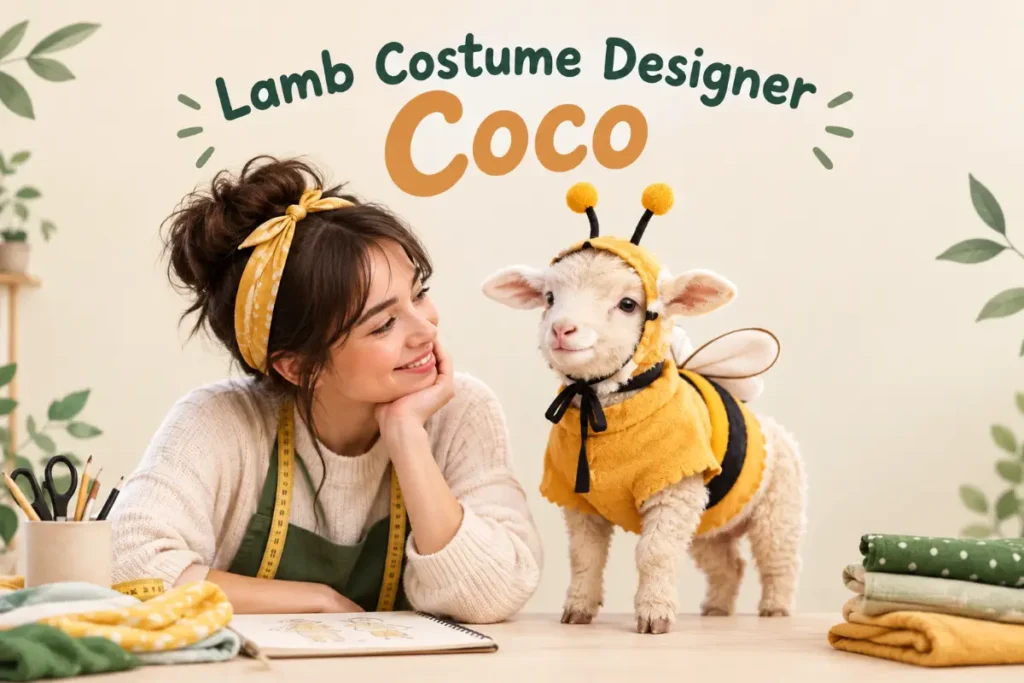 Playful Names for Lamb Costume and Photo Fans
