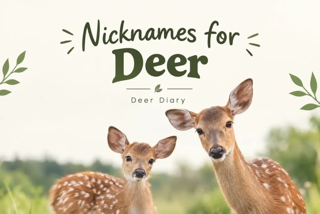 Funny Names for Deer That Earn a Groan