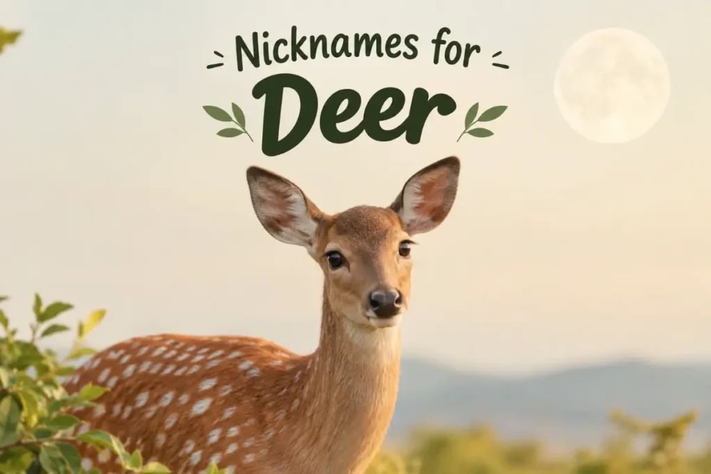 Magical Storybook Names for Deer