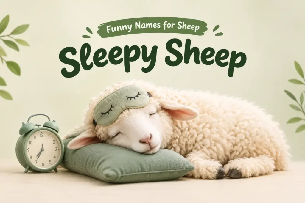 Sleepy Names for Sheep Perfect for Counting