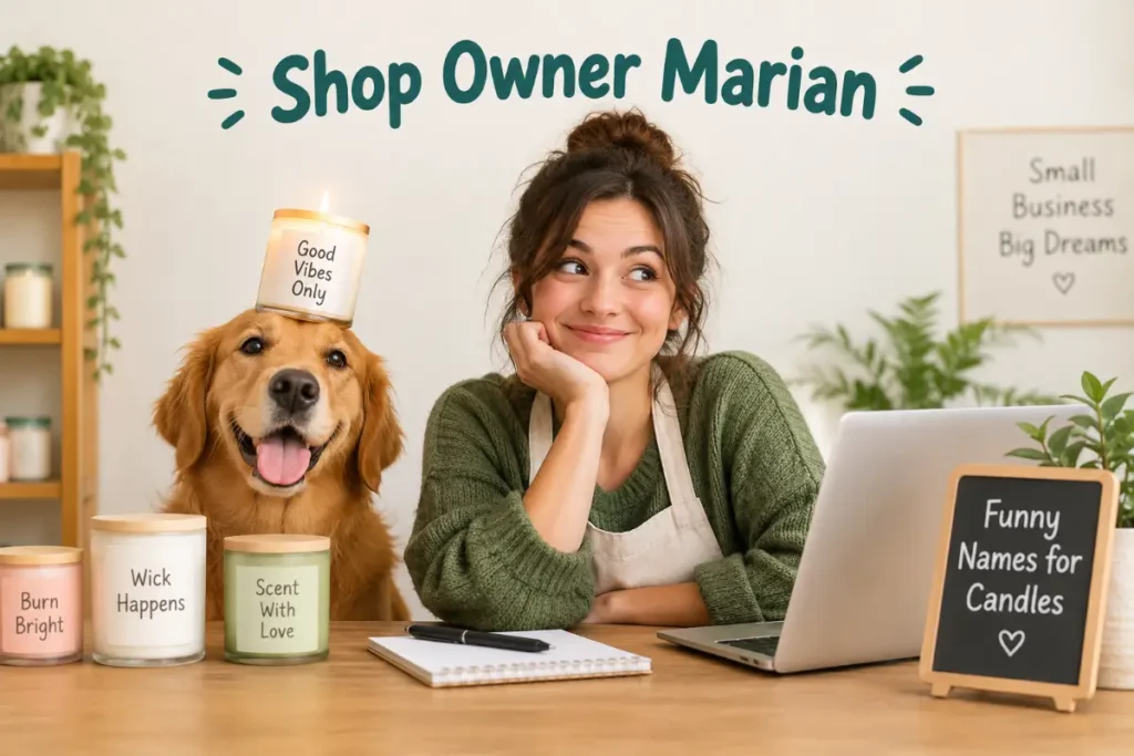 Playful Names for Candle Shop Owners