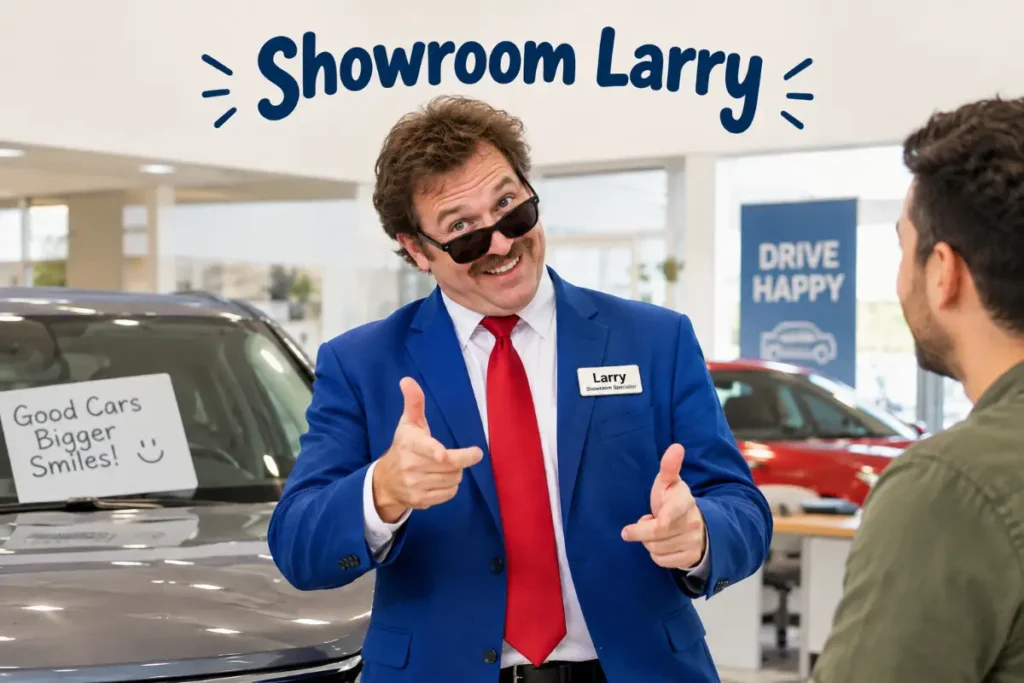 Funny Names for Car Salesman on the Showroom Floor
