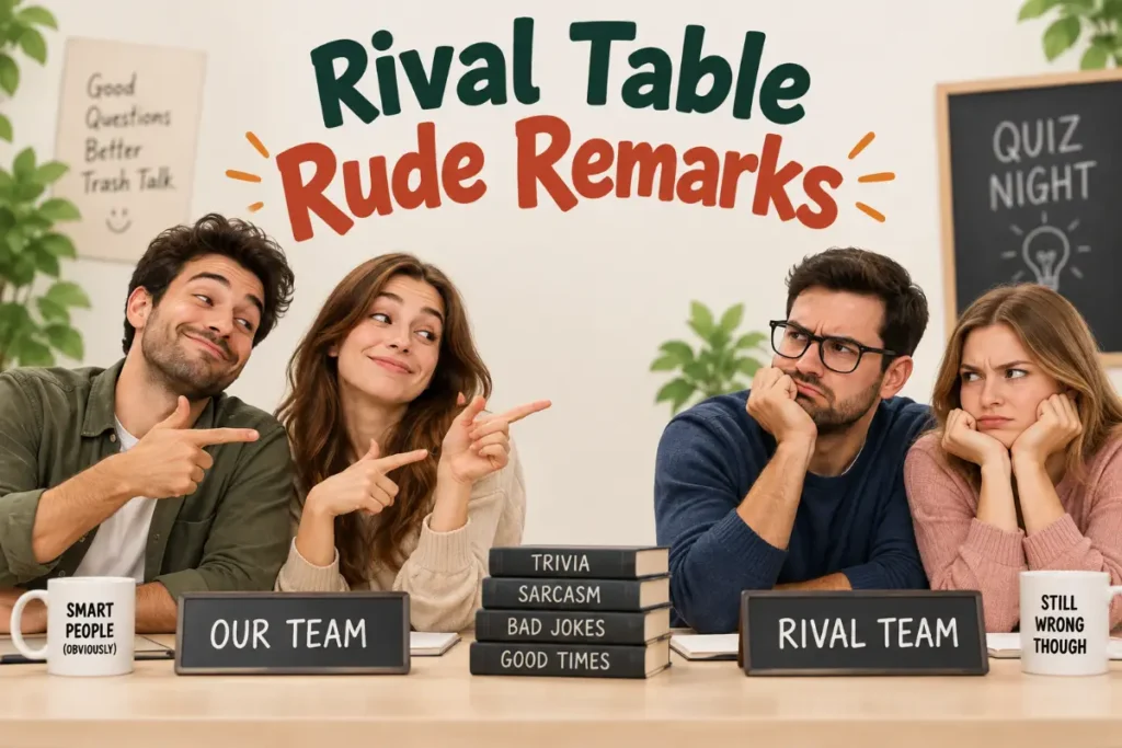 Comedic Rude Names for Rival Trash Talking Teams