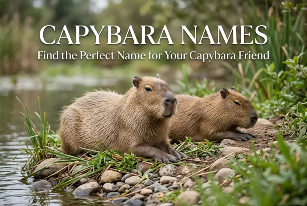 Cute Sweet Treat Names for a Snack Loving Capybara