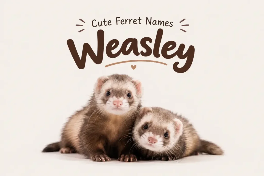 Classic Weasel Family Names With a Nod to Ferret History