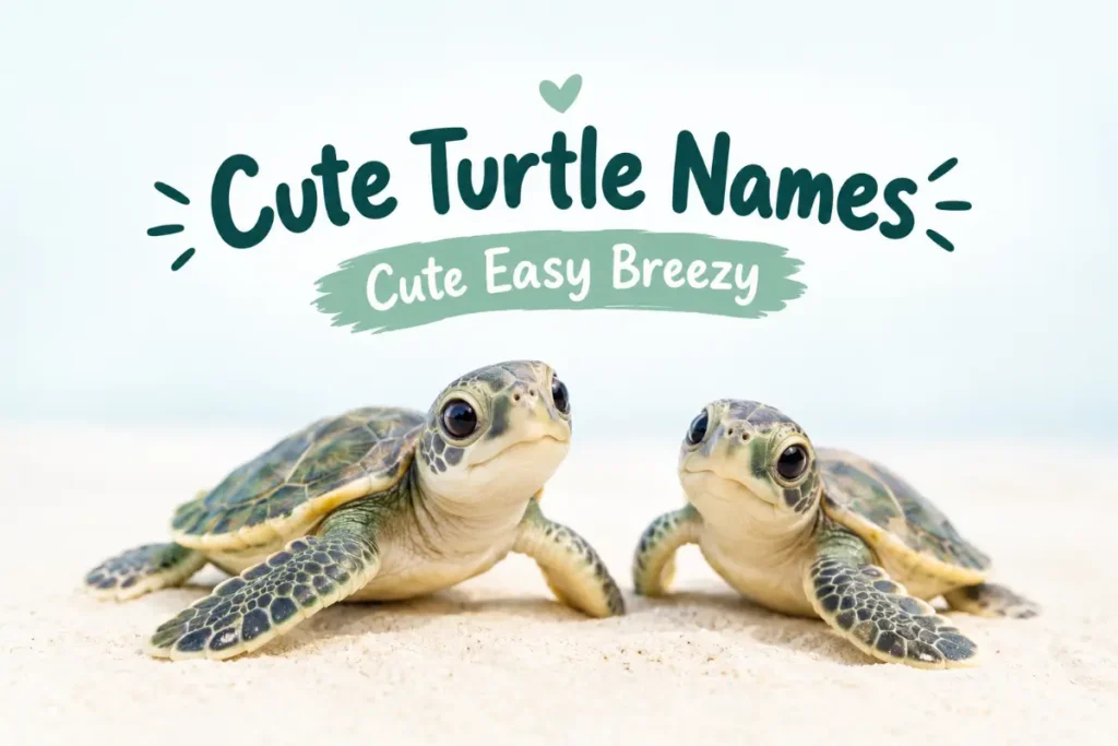 Names Inspired by Slow and Steady Turtle Energy