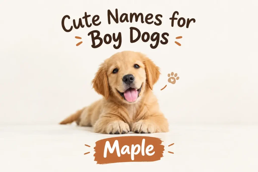 Names Inspired by Nature for an Outdoorsy Boy Dog
