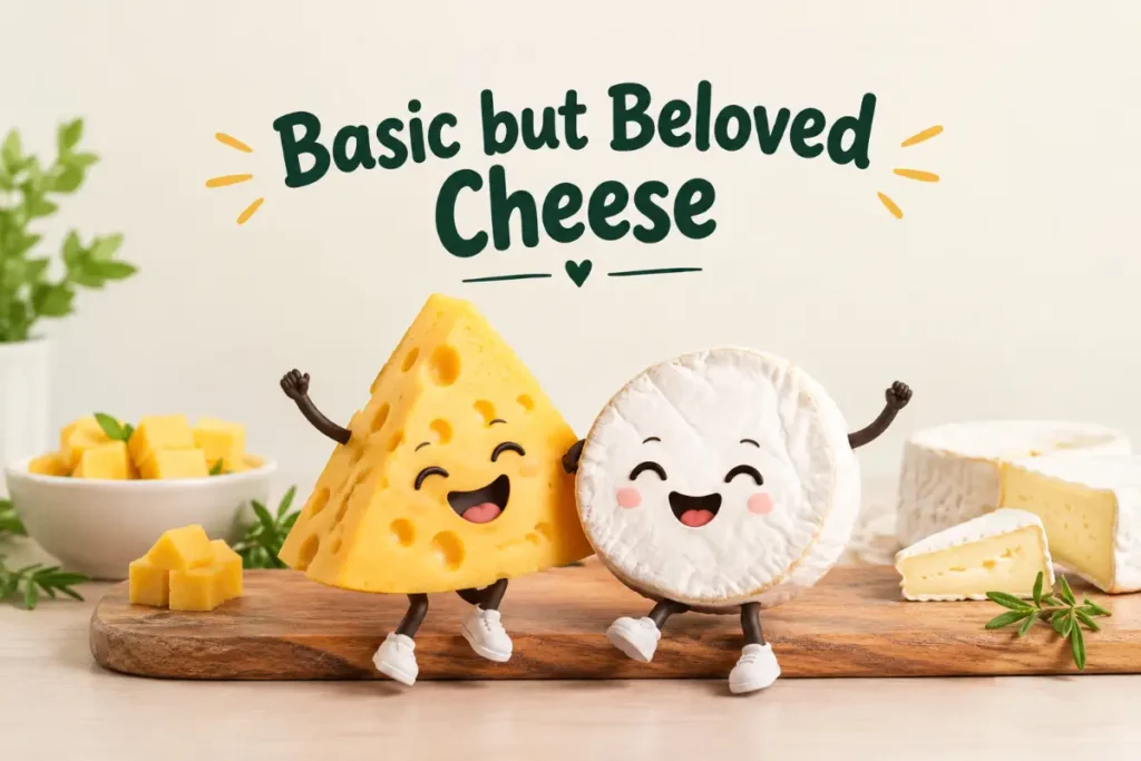 Funny Cheese Names for a Mild Boring Cheese