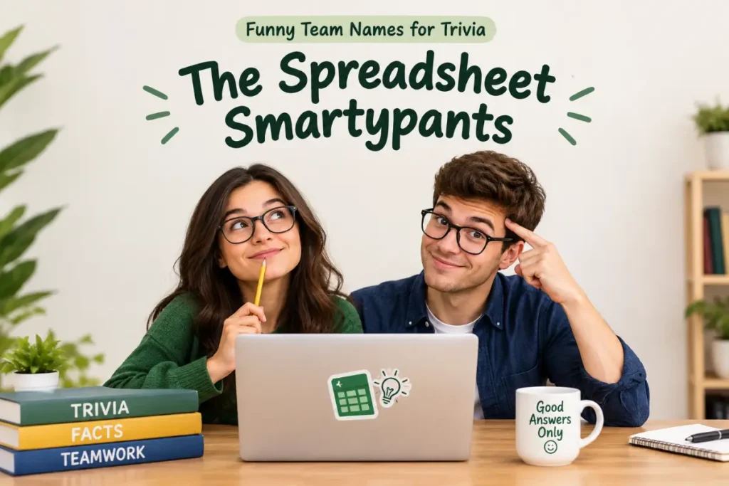Office and Coworker Trivia Team Names