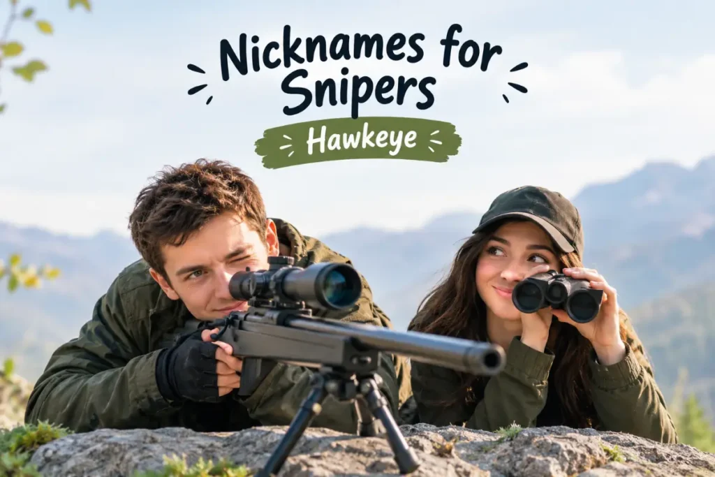 Nature Inspired Nicknames for a Sniper Who Blends In