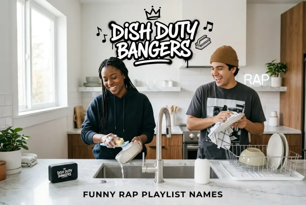 Cleaning and Chore Rap Playlist Names
