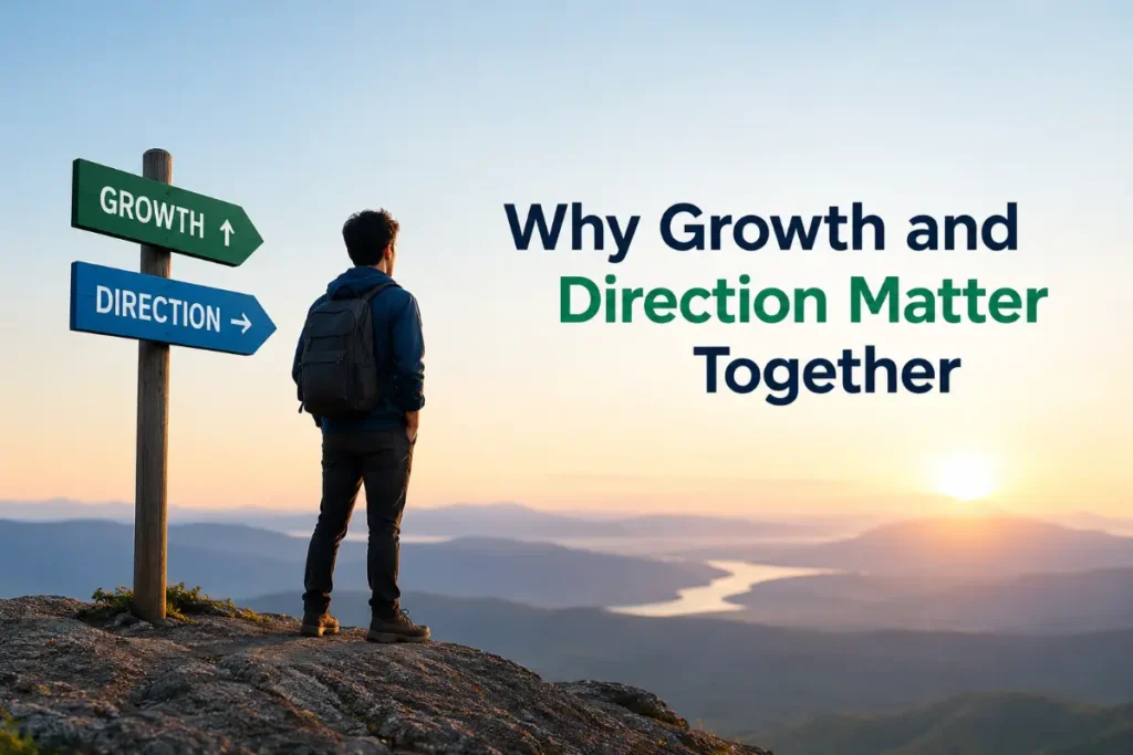 Why Growth and Direction Matter Together
