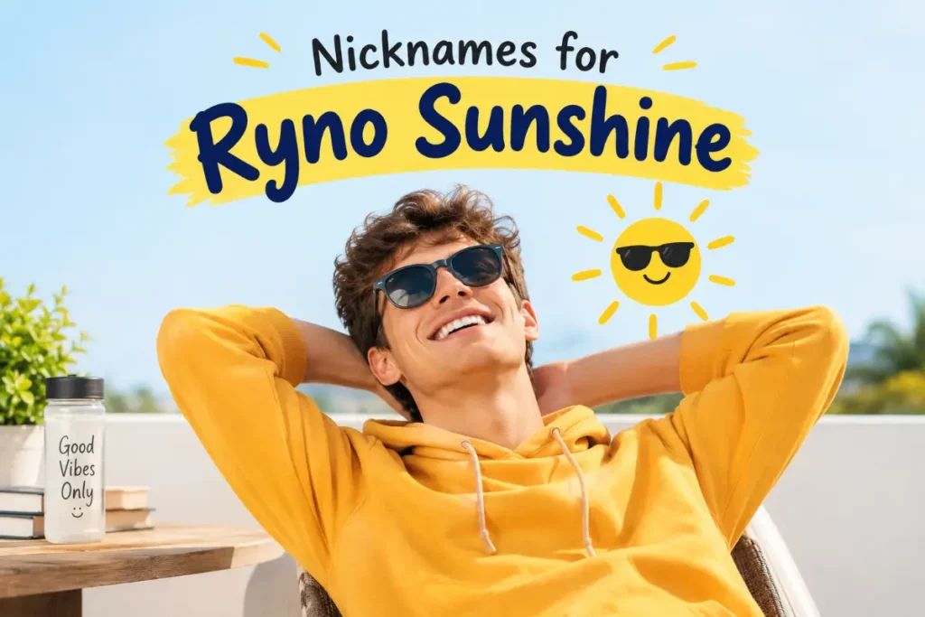 Nicknames for a Sweet Bubbly Ryan