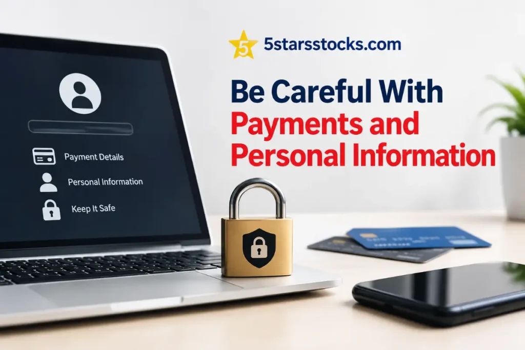 Be Careful With Payments and Personal Information