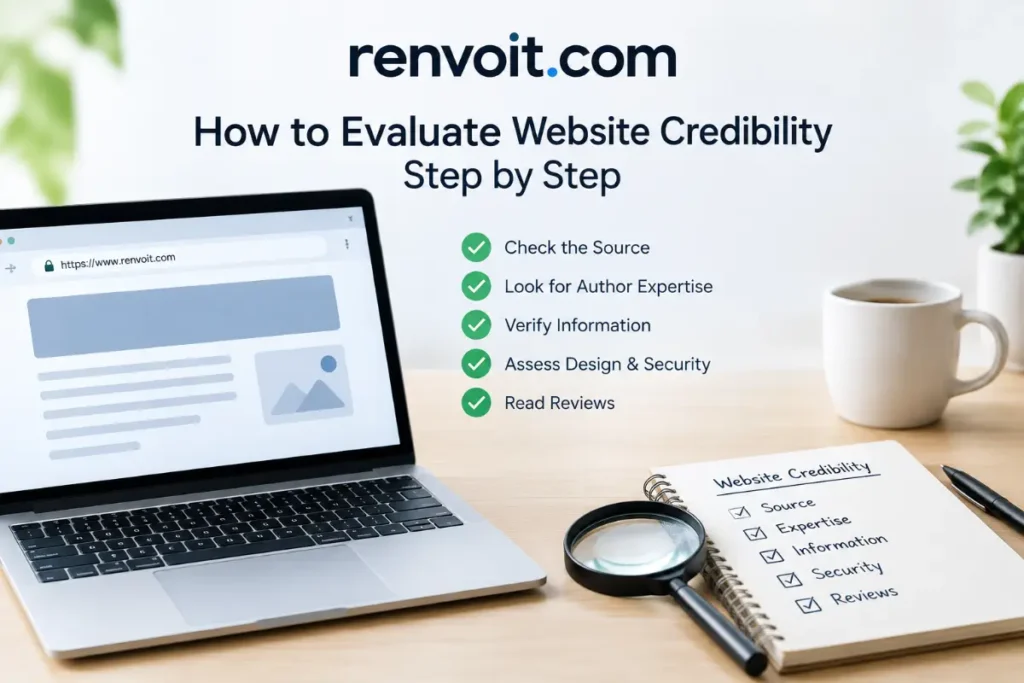 How to Evaluate Website Credibility Step by Step